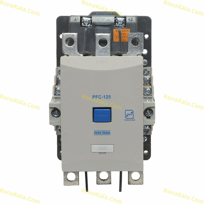 تصویر  کنتاکتور 125A پارس فانال (PFC-125)