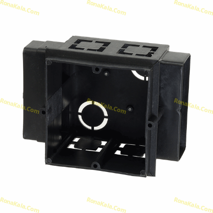 تصویر  قوطی کلید عمقدار مشکی طرح بست