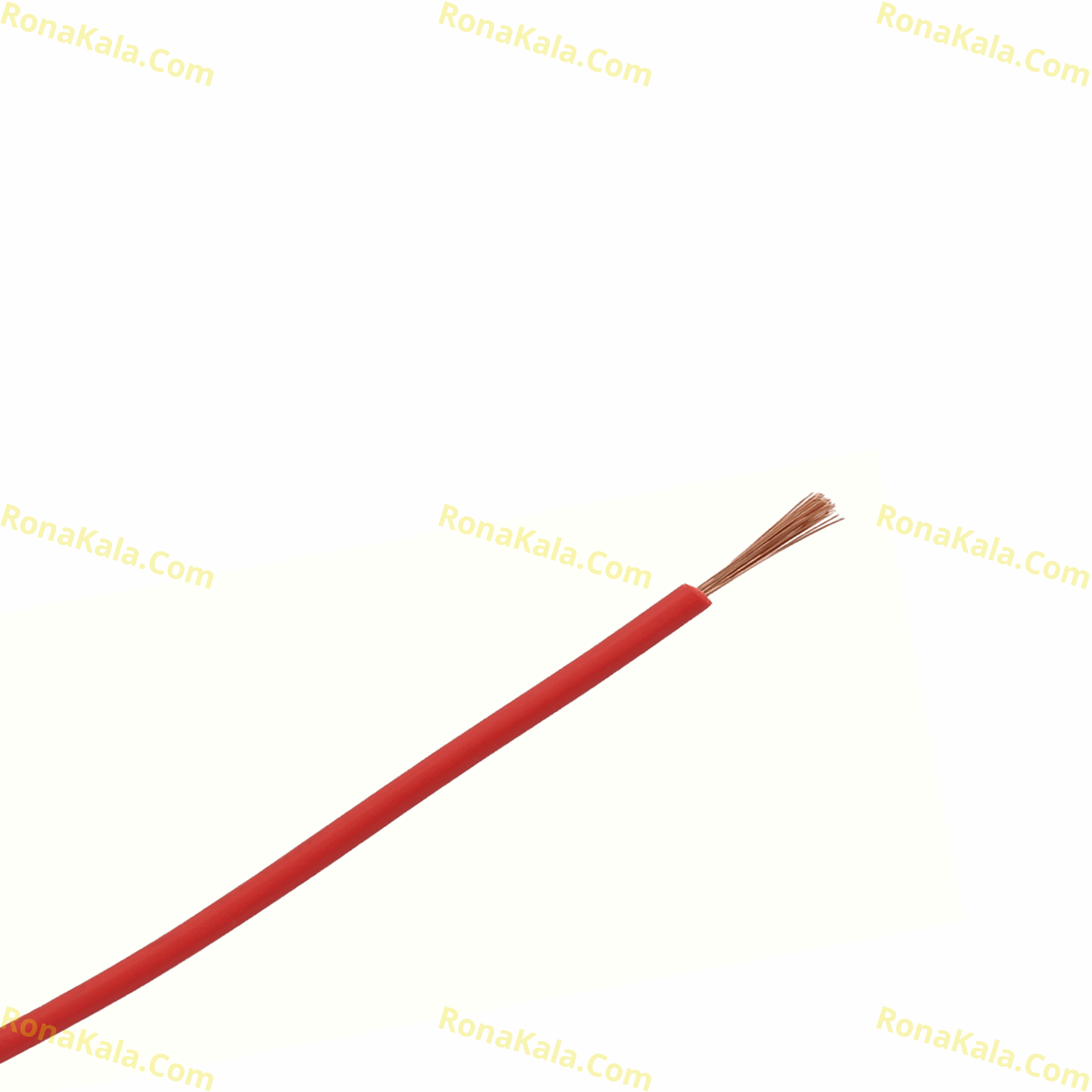 تصویر  سیم 1.5 افشان قرمز شیراز   ( متری )